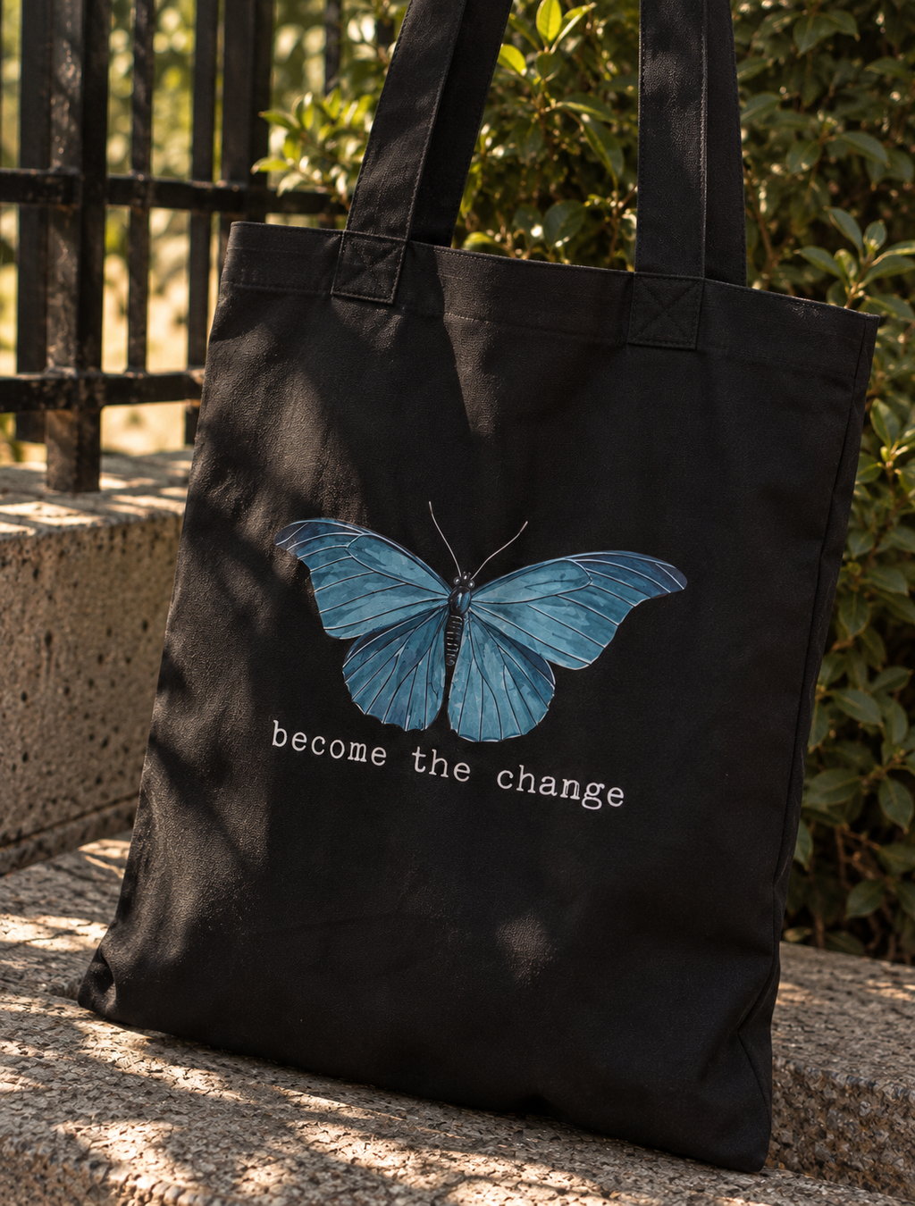 BECOME THE CHANGE — TOTE BAG