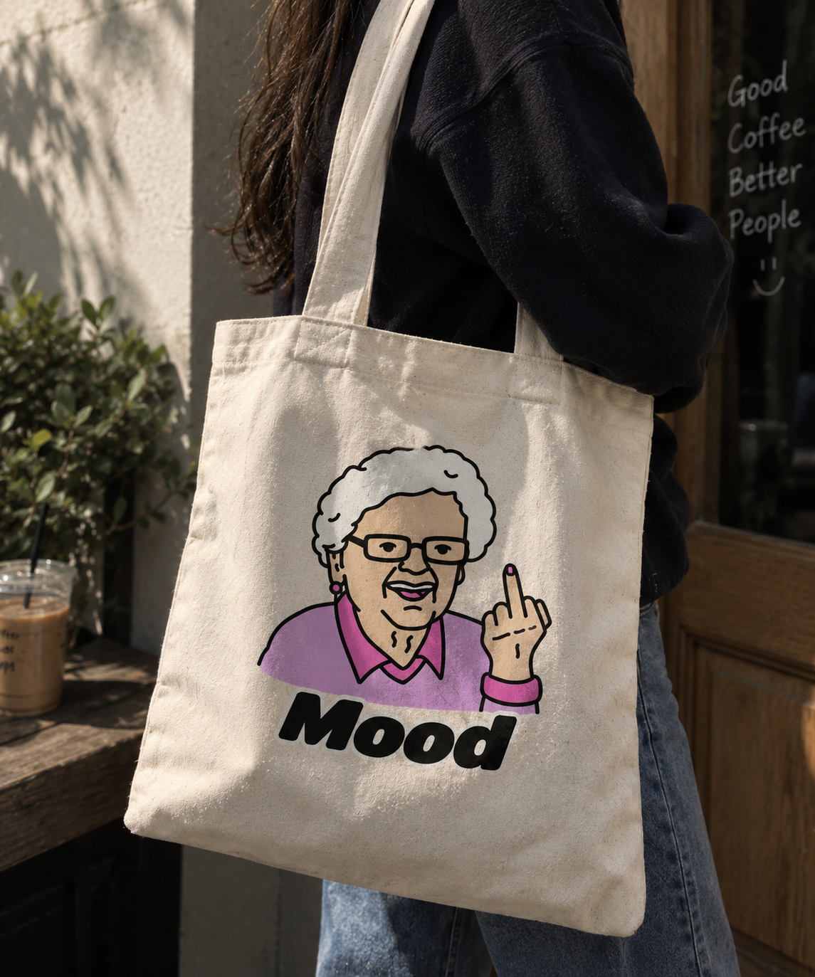 GRANDMOTHER MOOD — TOTE BAG